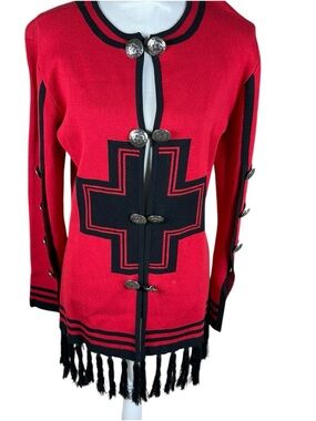 Roja Fringe Button Cardigan